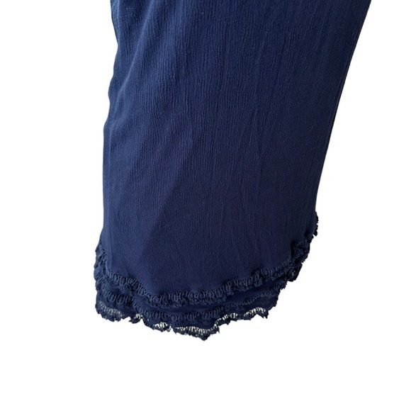 Lulus Sheath Dress Womens Knee Length Short Sleeve Lightweight Blue Large - Picture 6 of 13